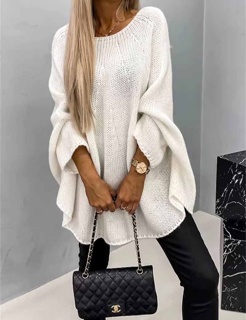 Oversized Shawl Soft-Knit Sweater