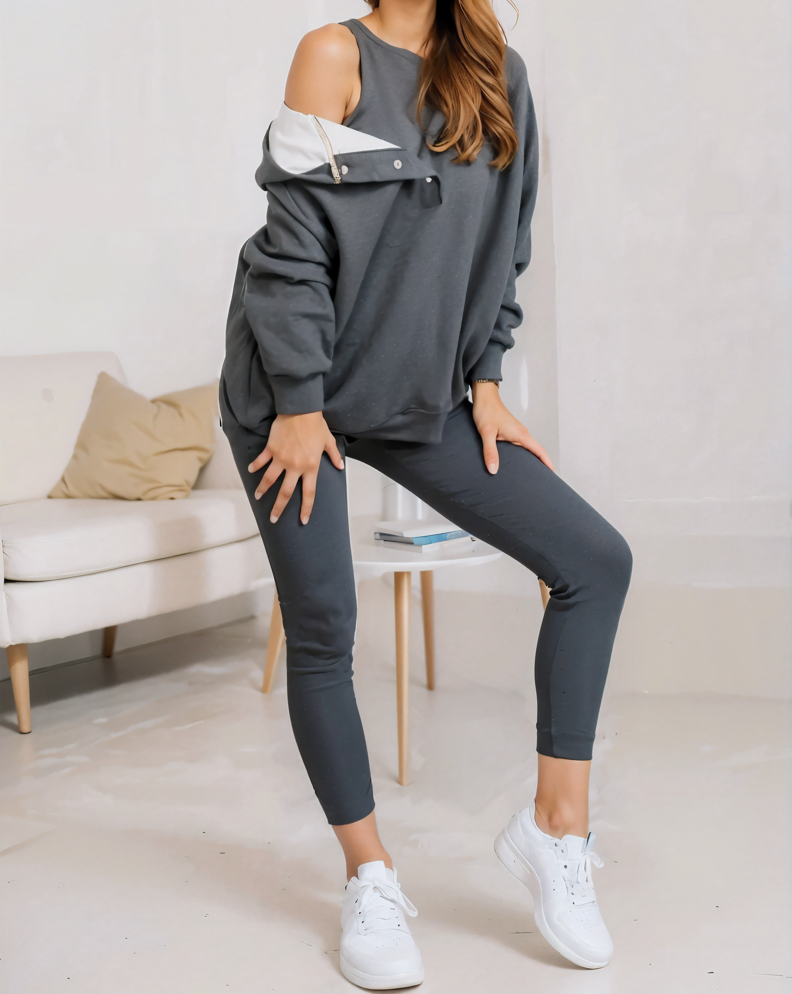 Oversized Hoodie Matching Set