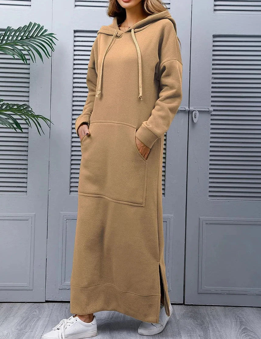 Oversized Extra Long Hoodie Dress