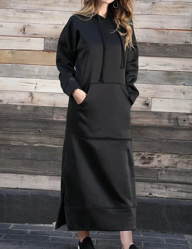 Oversized Extra Long Hoodie Dress